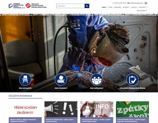 SPS-DOPRAVNI.CZ - web střední školy [sps-dopravni.cz].